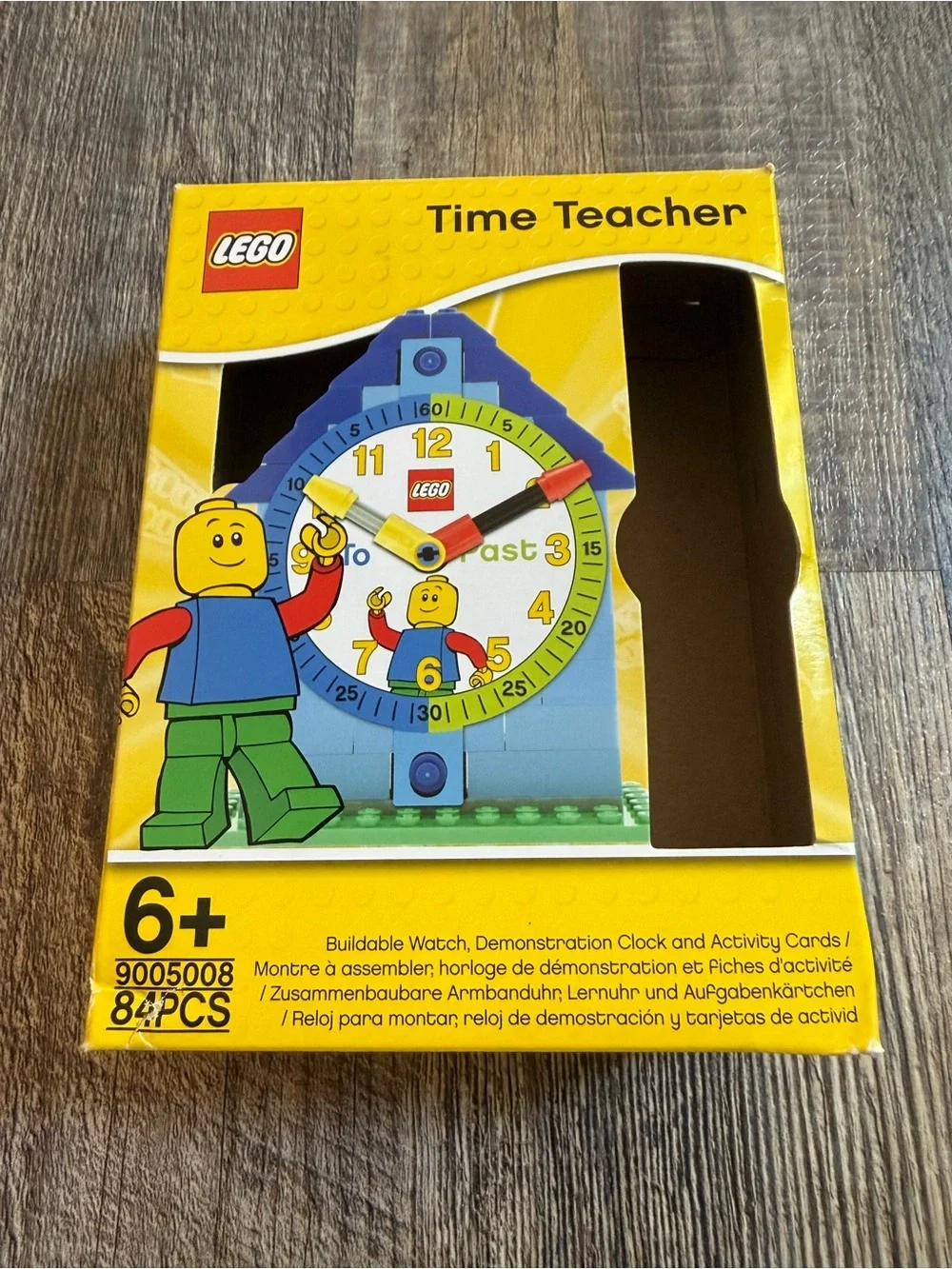 LEGO Time Teacher Constructible Clock Activity W/24 Cards 9005008 No Watch